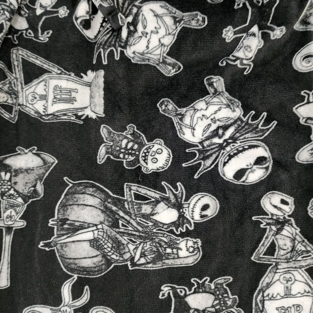 Disney The Nightmare Before‎ Christmas Pajama Pants Small Pockets Unisex Soft - Picture 6 of 11